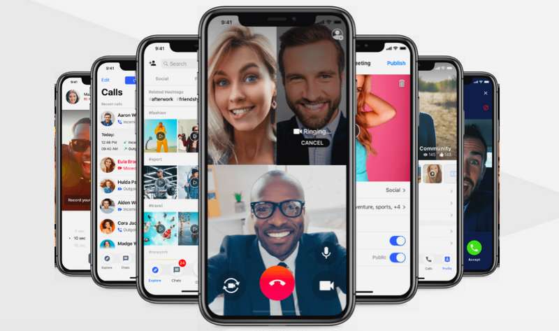 Aplikasi chat dan video call