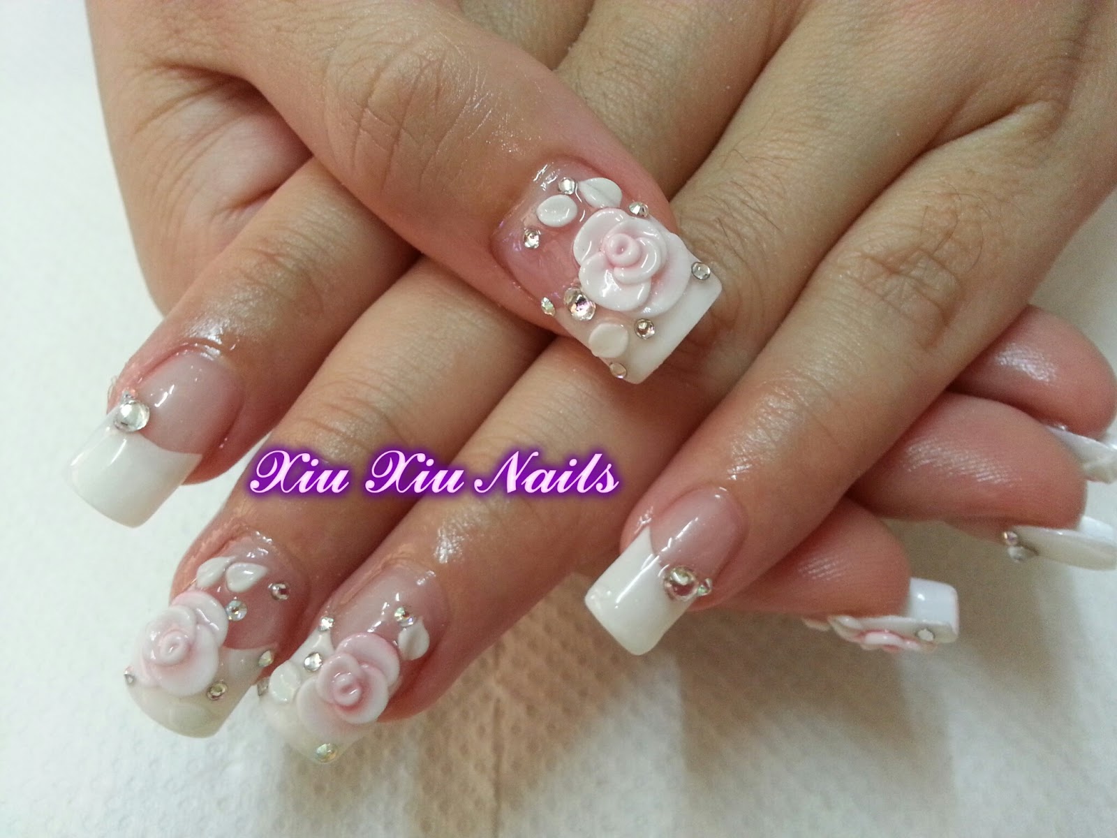 Xiu xiu nails: Bridal Nails
