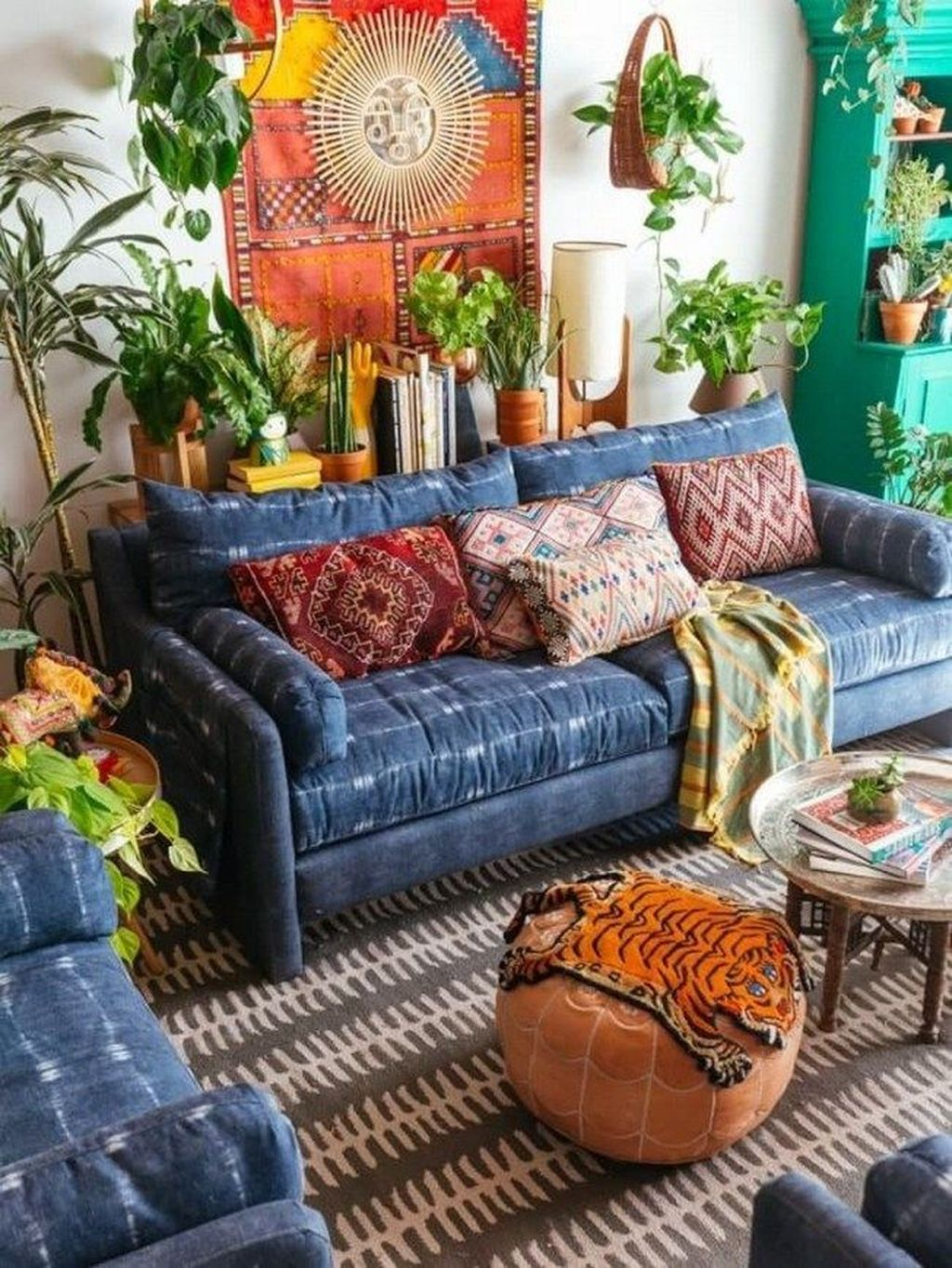 35 Charming Boho Living Room Decorating Ideas With Gypsy Style - home