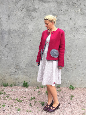 Jacke Eliza, Walk, Nähen, Damen, Pink, freuleins, mojoanma, Tracht, Oktoberfest