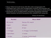 Menentukan Harga Jual Untuk Layanan Internet/Hotspot
