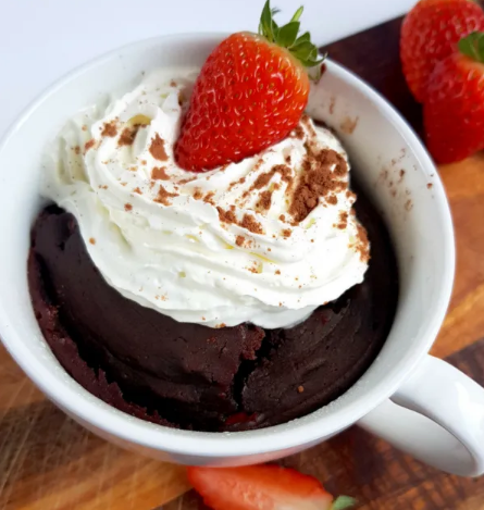 KETO CHOCOLATE MUG CAKE #keto #diet #healthy #recipes #chocolate