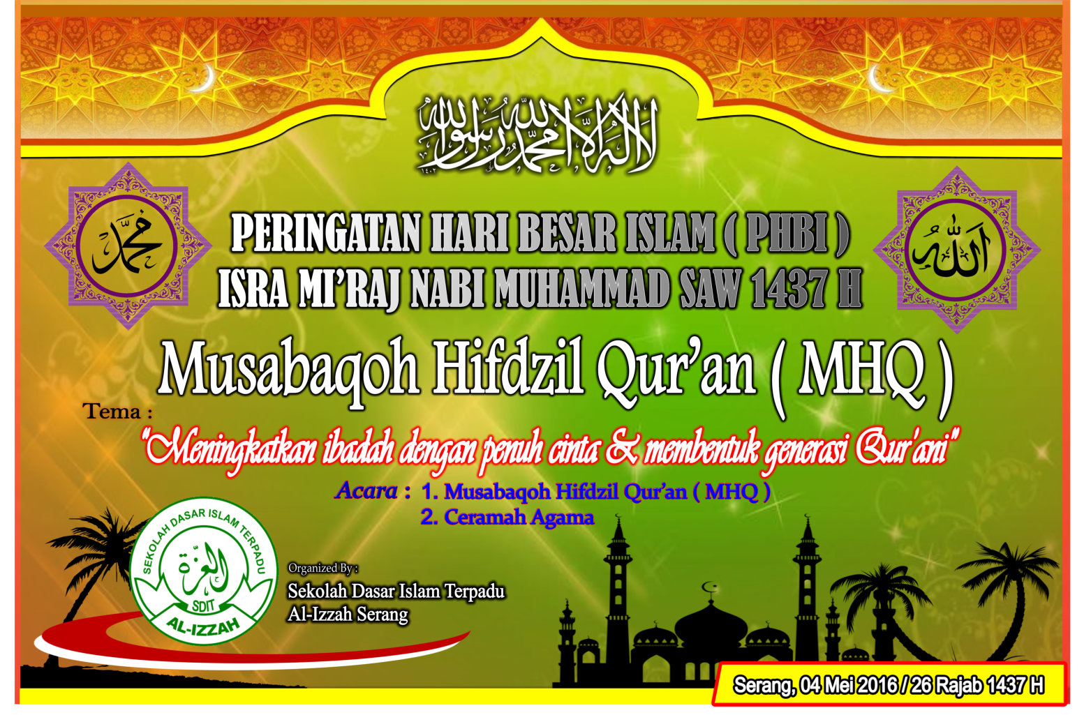 Contoh Proposal Phbi Isra Mi Raj - Berbagi Contoh Proposal