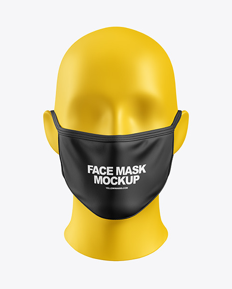 Download Free Face Mask Mockup PSD Mockup Template