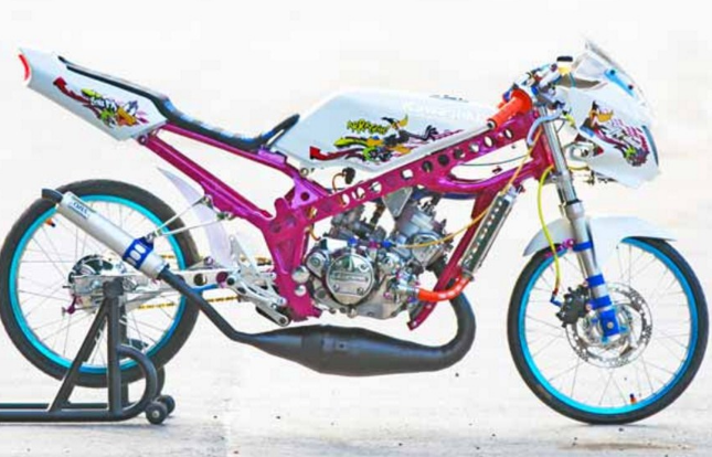 Modifikasi Ninja Barong Putih