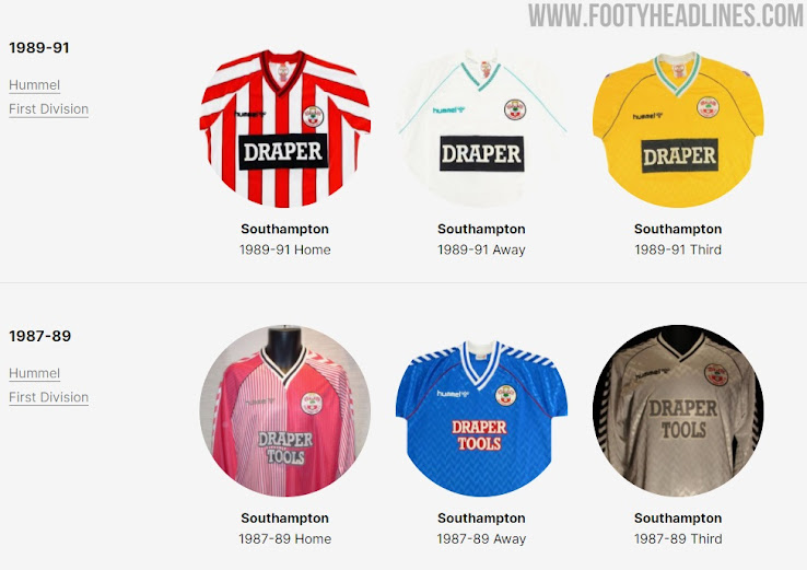 Classic Southampton - Of Iconic Shirt For 21-22 Season? Footy Headlines