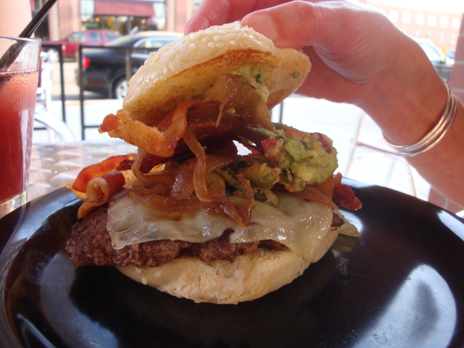 The Girl with the Camo Heels Zombie Burger A Must Try!