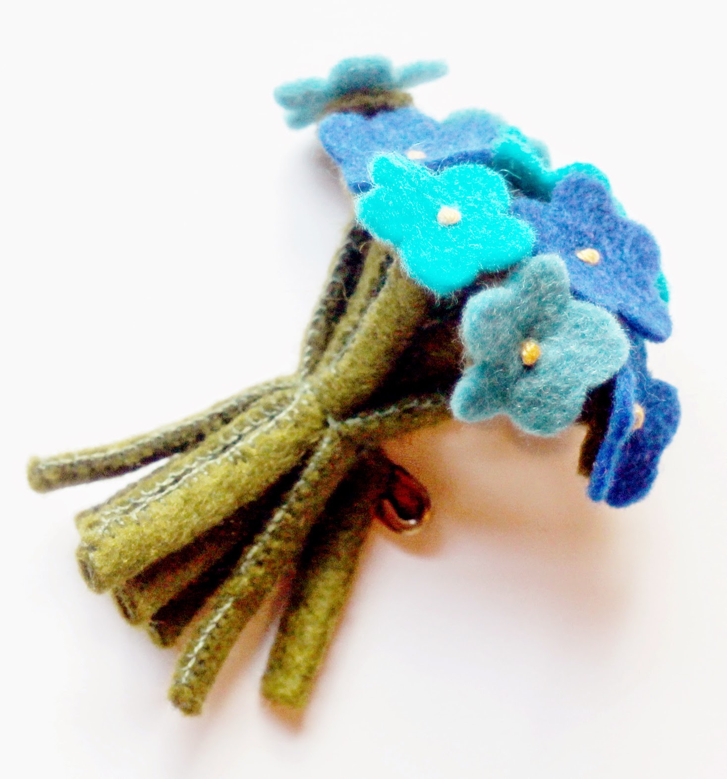 The Needle Files Making More Felt Brooches