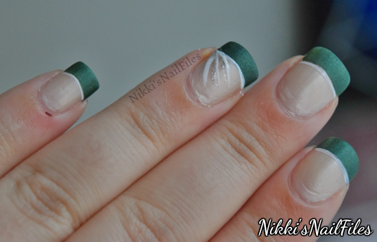 From The Vault With Green Tip And Accent Nail Nikki Snailfiles Side Note Check Out How Long My Nails Were Geez Can I Say Nailgoals For This Look Used Zoya Veruschka The Tip And Think Opi Tickle Francey