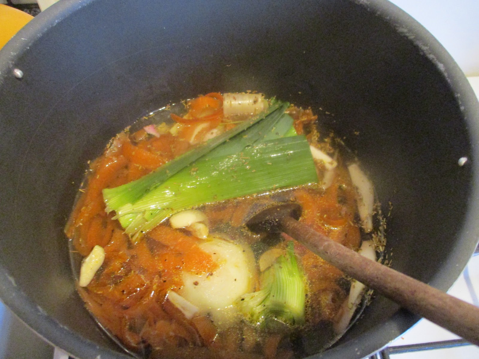 bouillon de légumes maison