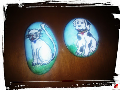 piedras pintadas a mano