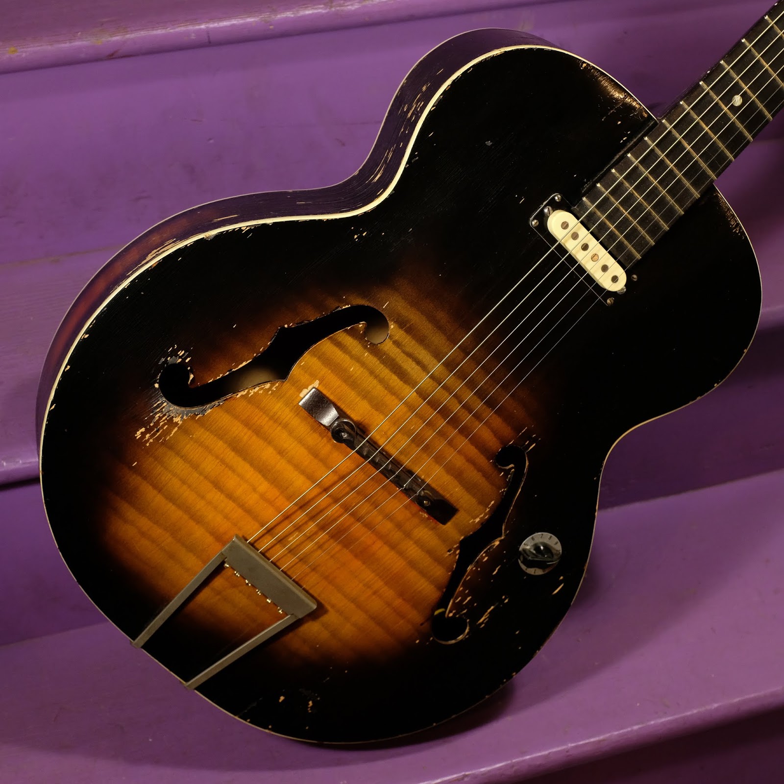 1950s Harmony H950 Electric Archtop Guitar