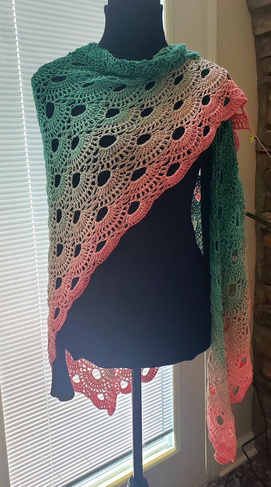 How are Y'all doing?! Virus shawls during the virus...