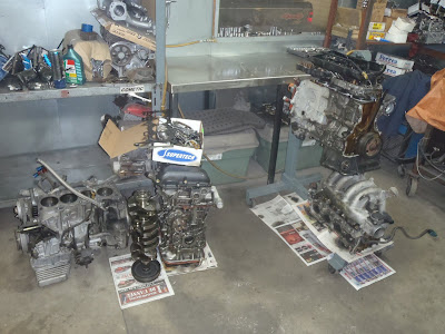 Engine builder shop