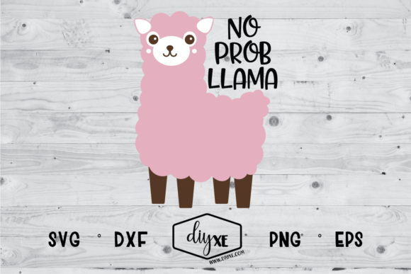 Free Svg Cut Files No Prob Llama