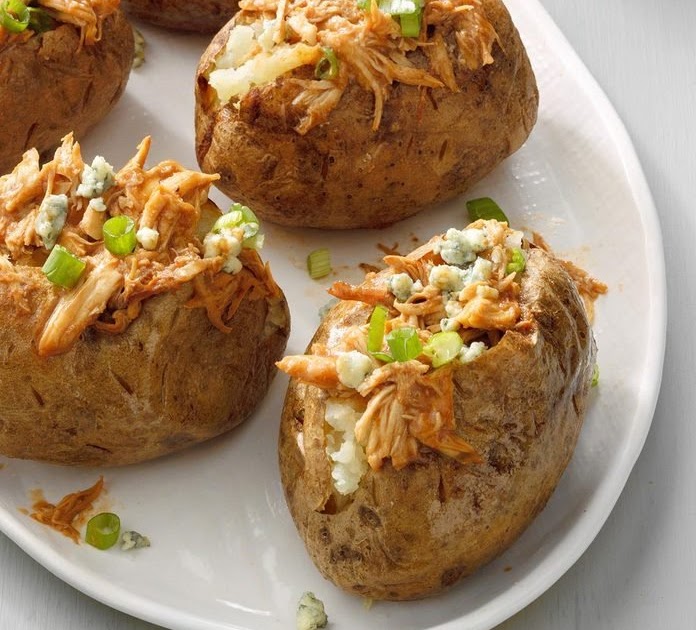 Barbecue Chicken Baked Potatoes