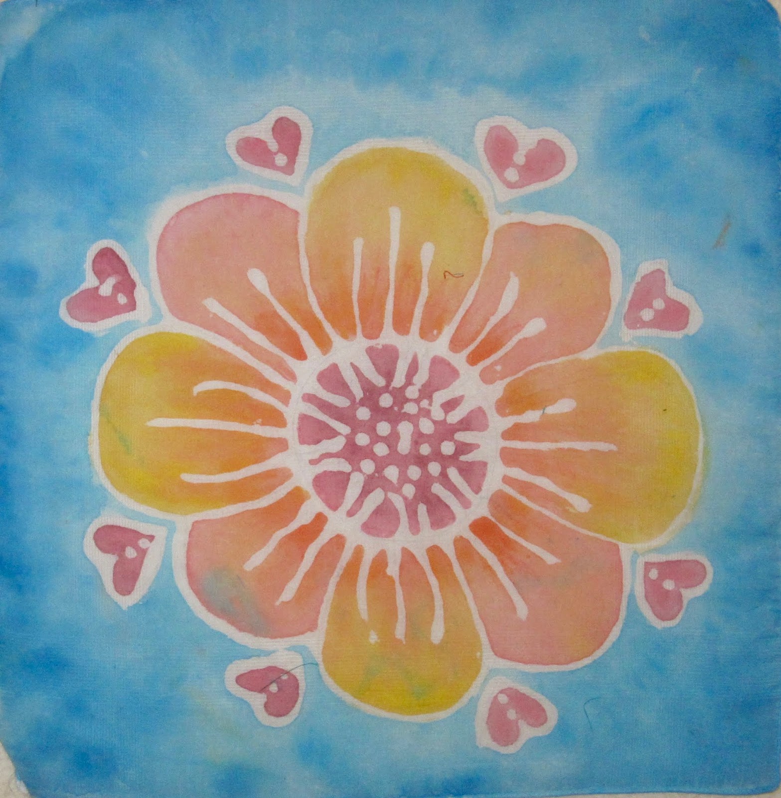 Kathy's Quilts Glue Batik Painting