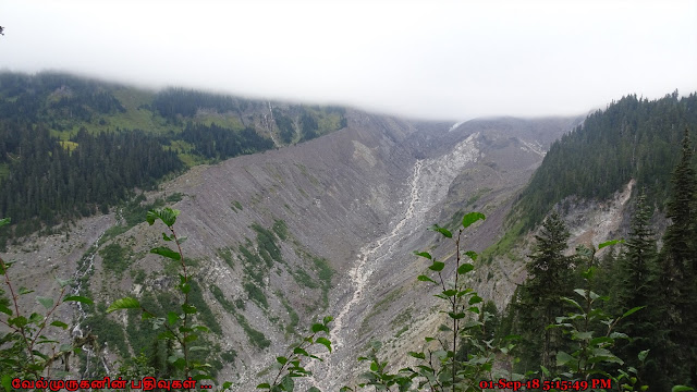 Nisqually Glacier and River Mt Rainier