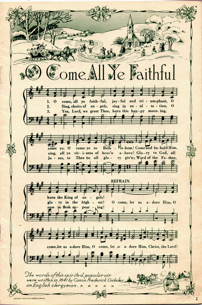 Printable Christmas Hymns