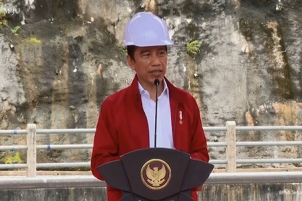 Resmikan Bendungan Tapin Kalsel, Jokowi: Ini Mampu Kurangi Banjir Secara Drastis