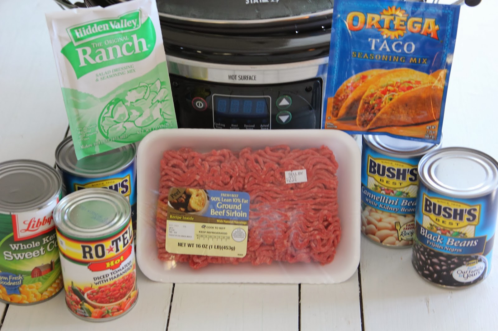 carmen's kitch: Rotel Taco Soup in the Slow Cooker