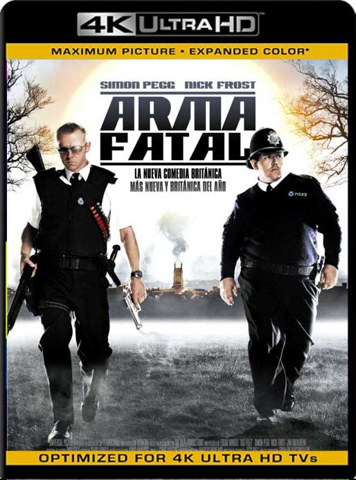 Hot Fuzz: Super policias (2007) 4K 2160p UHD [HDR] Latino [GoogleDrive]