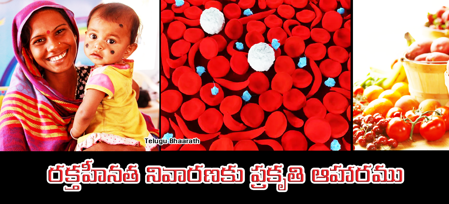 రక్తహీనత నివారణకు ప్రకృతి ఆహారము Anemia, Raktahinatha