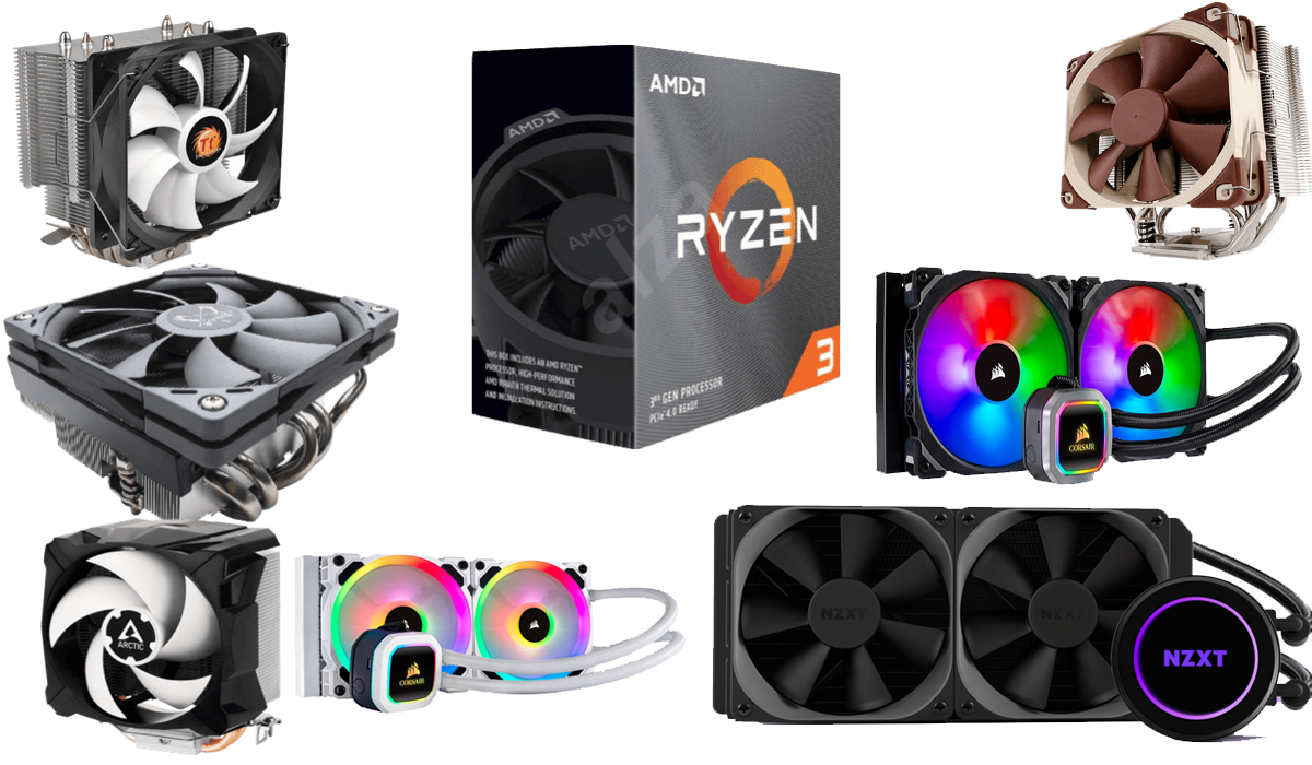 Top 8 CPU Coolers for AMD Ryzen Processor.