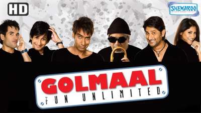 Golmaal Fun Unlimited 2006 Hindi Full Movies Free Download 480p