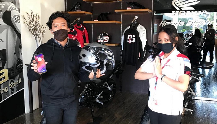 Apresiasi untuk Pengguna Aplikasi Motorku X, Astra Motor Bali Beri Kejutan Kepada 5 Konsumen Honda