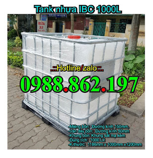 Tank nhựa cũ,bồn nhựa đựng nước,tank đựng hóa chất,thùng nhựa 1000l,tank IBC, tank nhựa Hà Nội