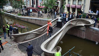 World’s First 3D Printed Steel Bridge