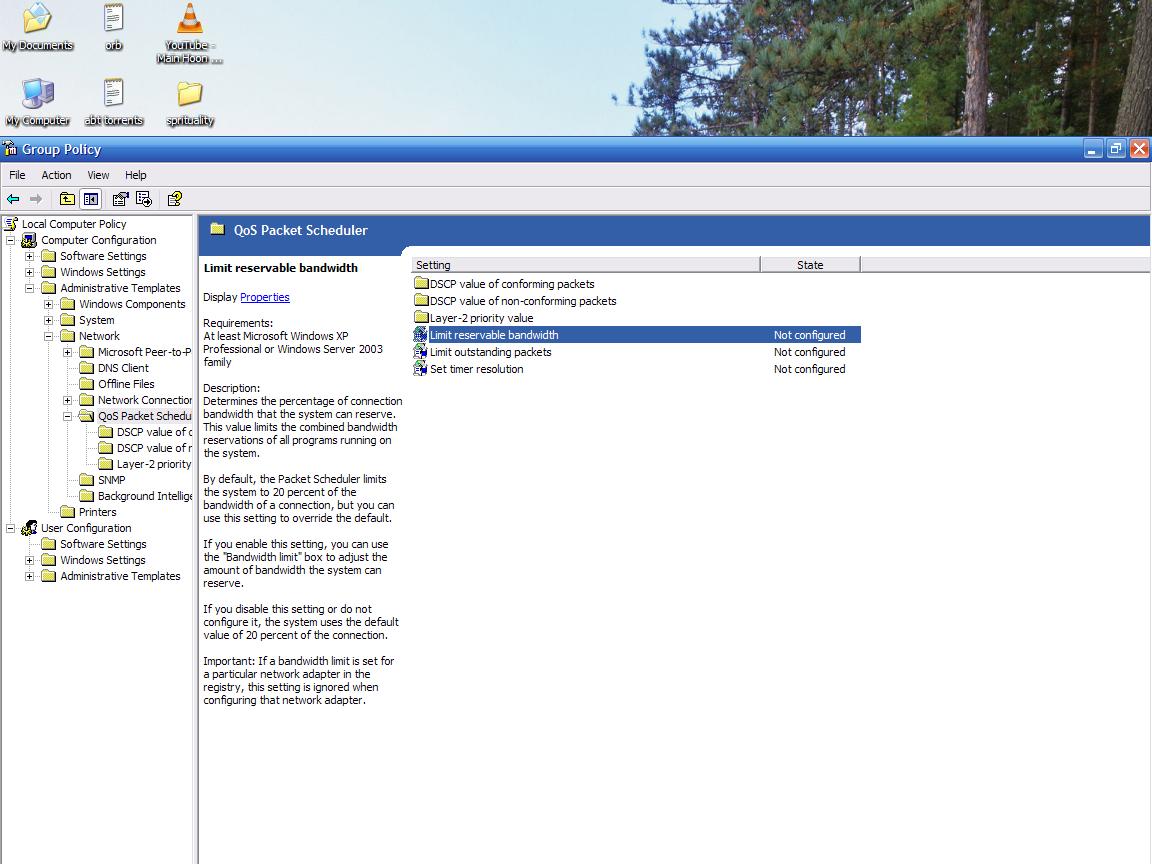 XP users don't use the full bandwidth provided , wanna know how to use full bandwith then do