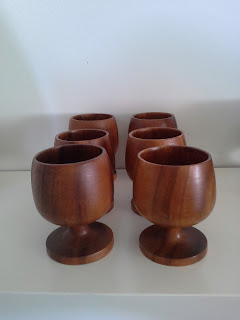 wooden cups