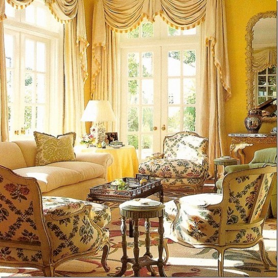 Hermosas salas en color amarillo - Colores en Casa