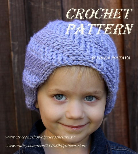 Lacy Crochet: Preschooler Boy Crochet Hat, My New Pattern