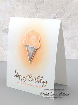 Sweet and simple ice cream card for a Sunday afternoon!  Click here to learn more