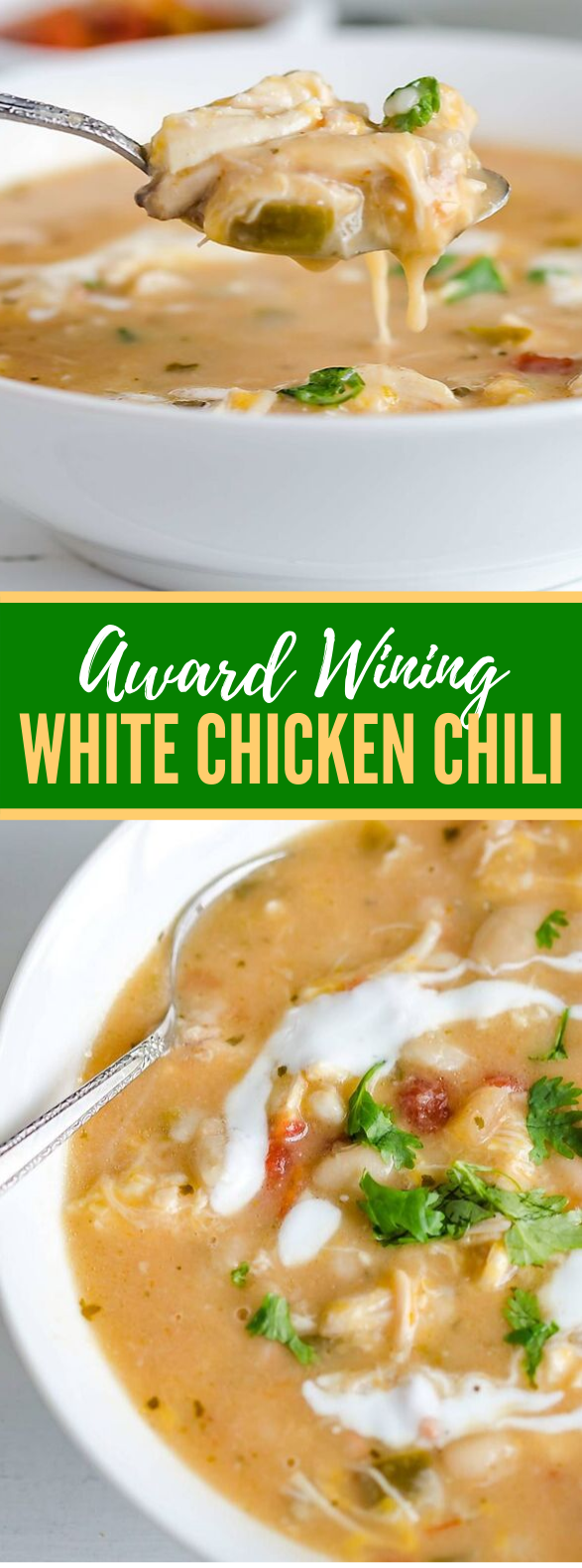 White Chicken Chili #dinner #mexicanfood