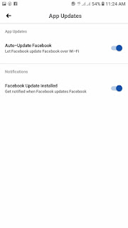 apps update facebook