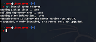 Insrall ssh server pada linux terbaru
