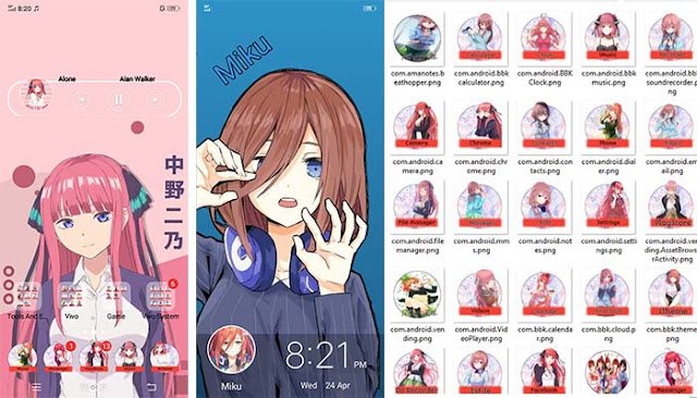 VIVO Theme Anime v2 (.itz) Papa Eathan