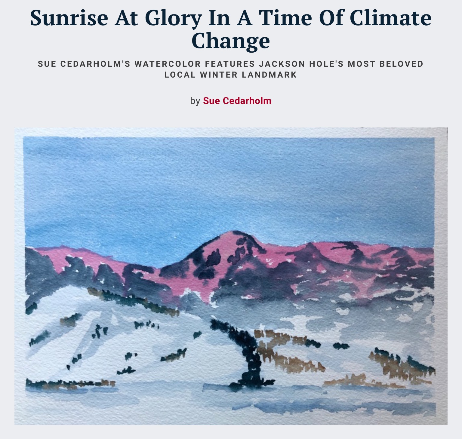 Fossil Alpinism Climate change, skiers, and alpinists