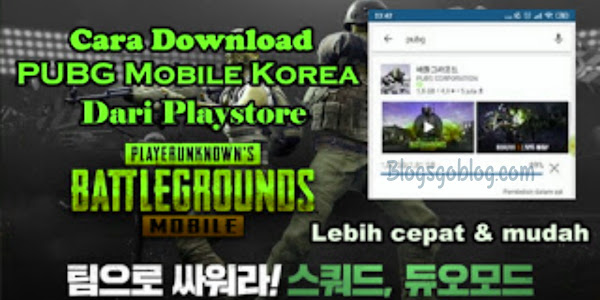 Cara Download dan Instal PUBG Mobile Korea dari Playstore
