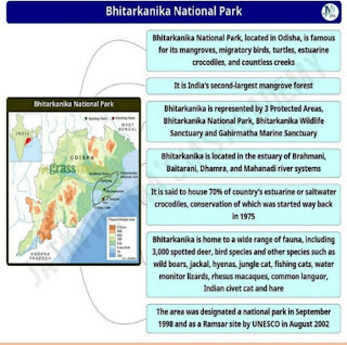 All information about Bhitarkanika National Park and Wildlife Sanctuary of Odisha