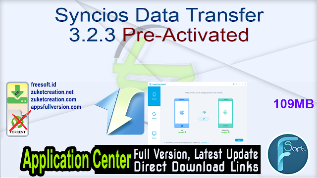 Syncios Data Transfer 3.2.3 Pre-Activated