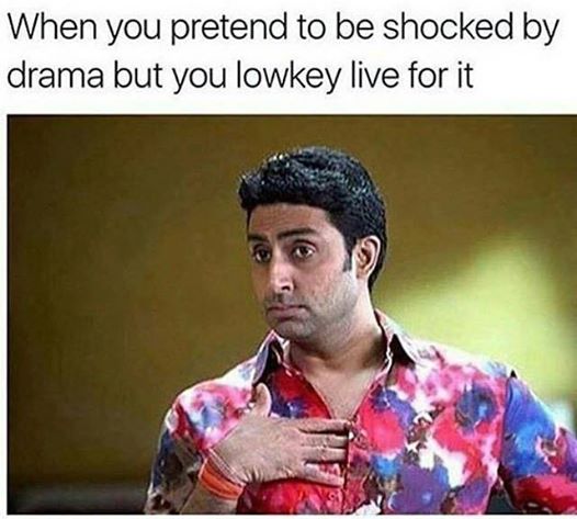 when you pretend to