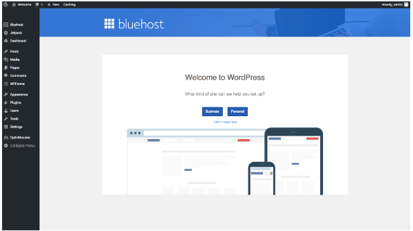 welcome to bluehost