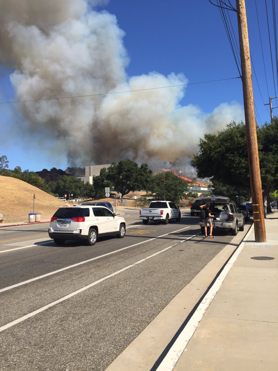 To Blaco Smiles Blog Brush fire burning in Calabasas, Calif