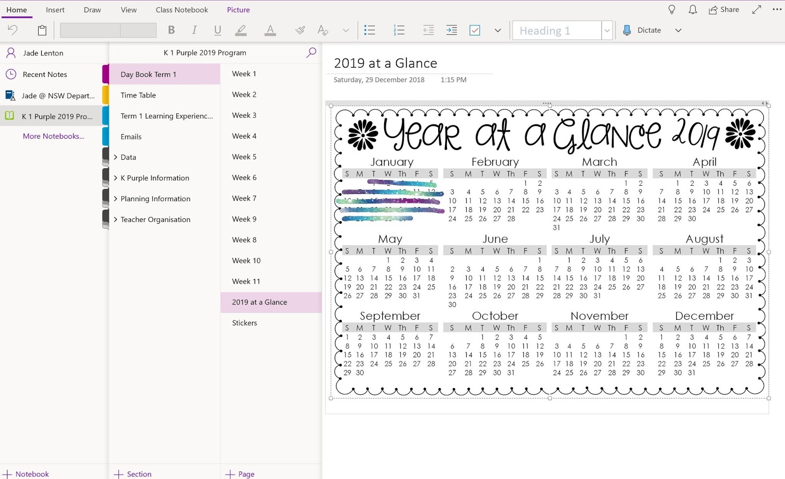 Onenote As A Planner