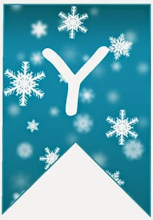 Banderines para Cumpleaños de Frozen. Frozen Birthday Banners.